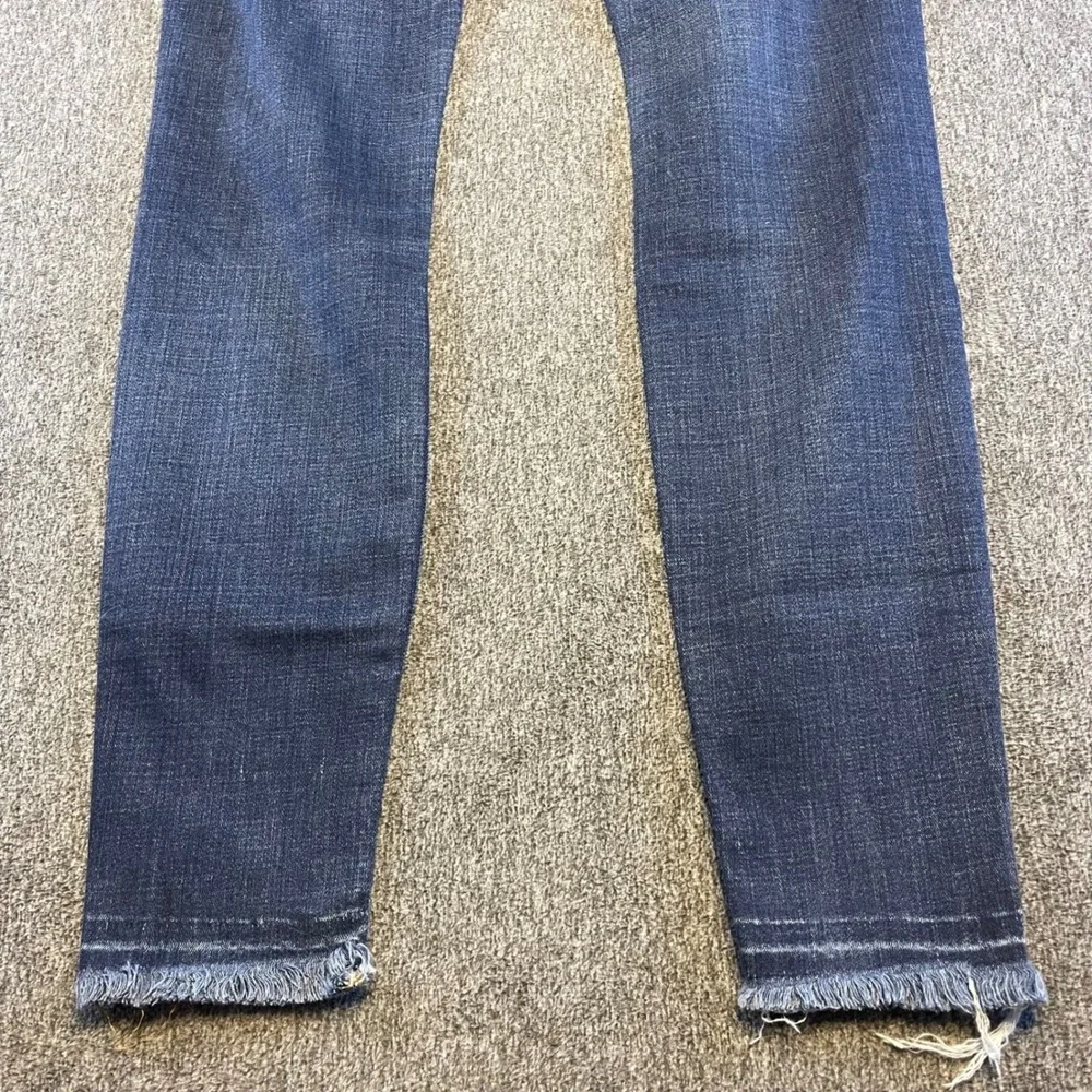 Good American Jeans Slim Fit‎ Frayed Hem Dark Wash Denim Mens Size